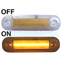 12v/24v Surface Mount Amber LED Side Marker Lamp/Light